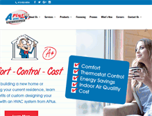 Tablet Screenshot of aplushvacinc.com